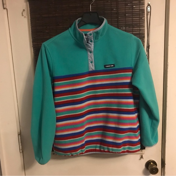 Lands' End Other - Lands End Kids Anyweather Fleece Snap Neck Pullover